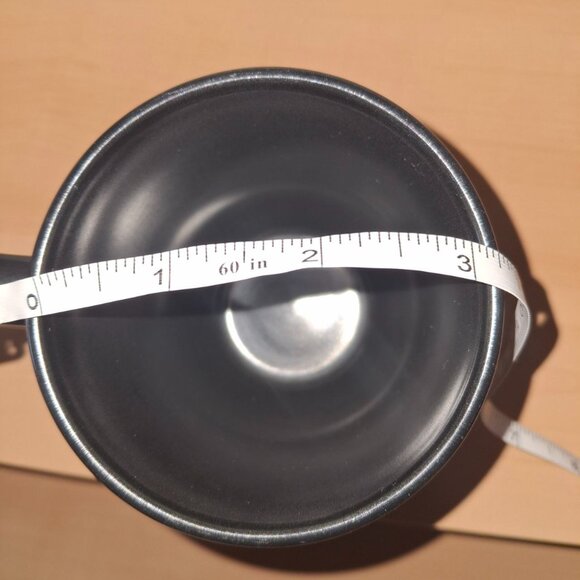 Corelle Stoneware Black Mugs - Set of 2 - Made in China - Oven/Microwave Safe - Picture 3 of 5